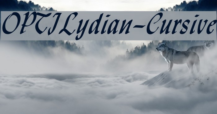 OPTILydian-Cursive Example 2