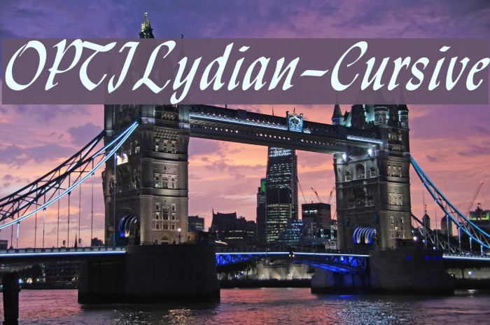 OPTILydian-Cursive Example 3