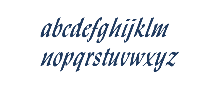 OPTILydian-Cursive Lowercase