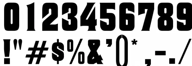 OPTIMacBethOldStyle Font OTHER CHARS