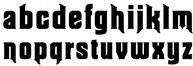 OPTIMacBethOldStyle Font LOWERCASE
