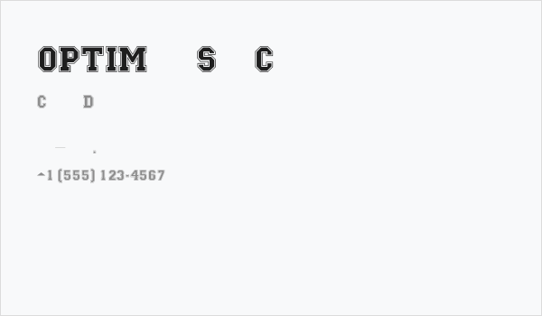 OPTIMackeySportContour Business Card