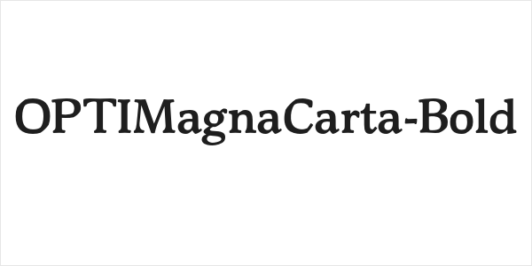 OPTIMagnaCarta-Bold Logo