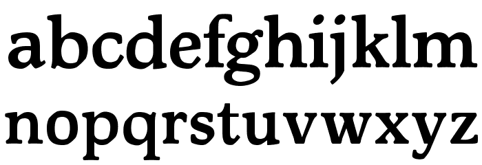 OPTIMagnaCarta-Bold Font LOWERCASE