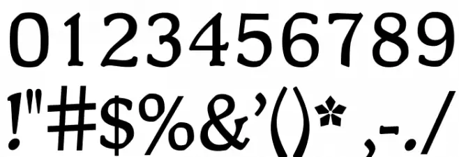 OPTIMagnaCarta-DemiBold Font OTHER CHARS