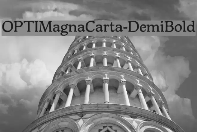 OPTIMagnaCarta-DemiBold Font examples