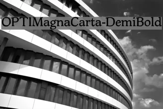 OPTIMagnaCarta-DemiBold Font examples