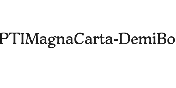 OPTIMagnaCarta-DemiBold Logo