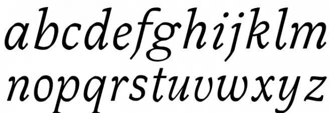 OPTIMagnaCarta-Italic 字体 小写