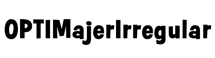 OPTIMajerIrregular फ़ॉन्ट