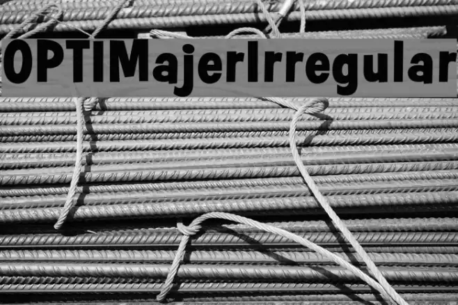 OPTIMajerIrregular フォント examples