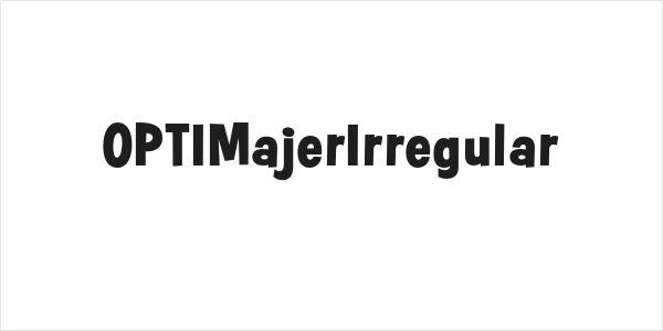 OPTIMajerIrregular Logo