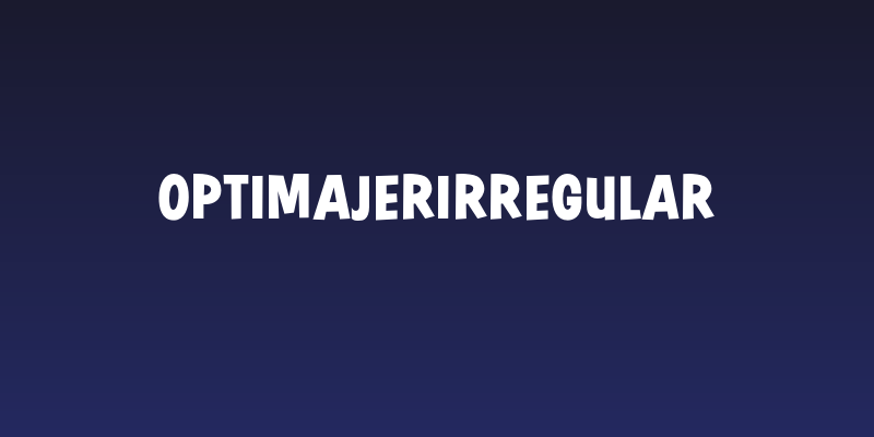 OPTIMajerIrregular Social Header