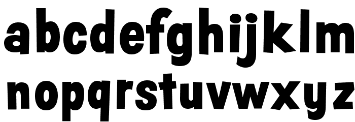 OPTIMajerIrregular Font LOWERCASE