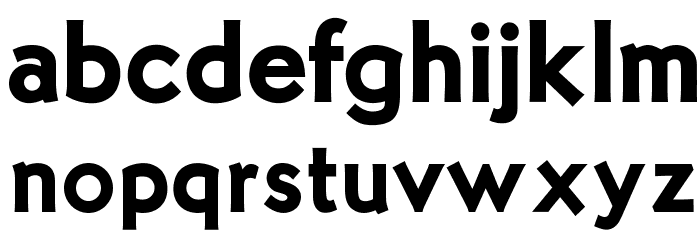 OPTIMalouGothicBold Polices MINUSCULES