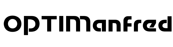 OPTIManfred  font caratteri gratis