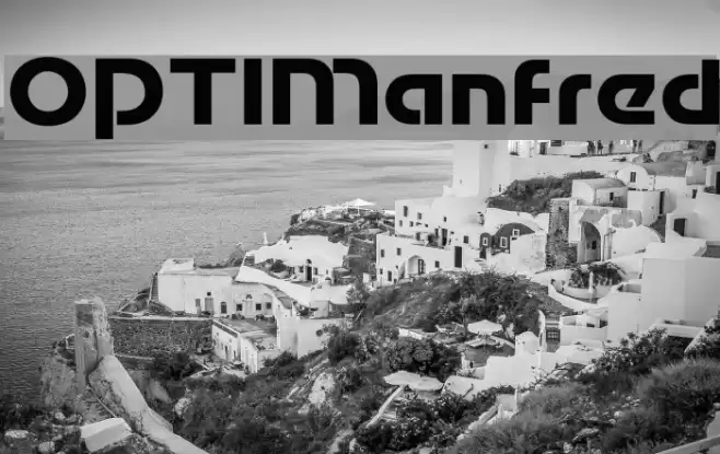 OPTIManfred Font examples