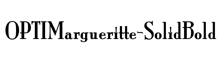 OPTIMargueritte-SolidBold  免费字体下载