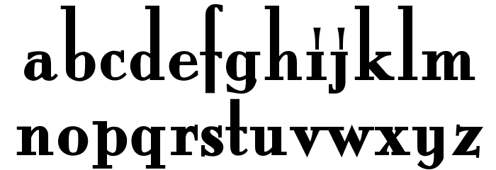OPTIMargueritte-SolidBold Font LOWERCASE