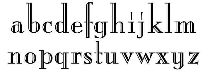 OPTIMargueritte Font LOWERCASE