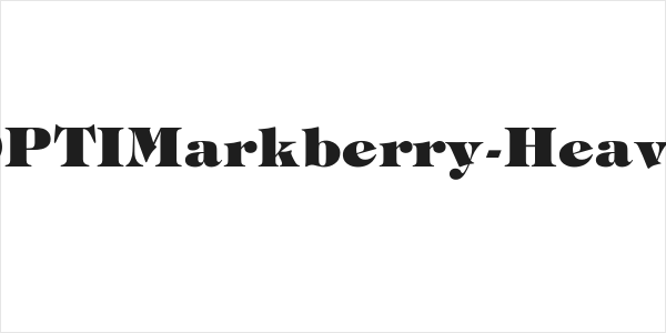 OPTIMarkberry-Heavy Logo