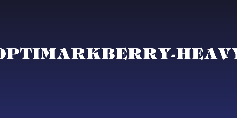 OPTIMarkberry-Heavy Social Header