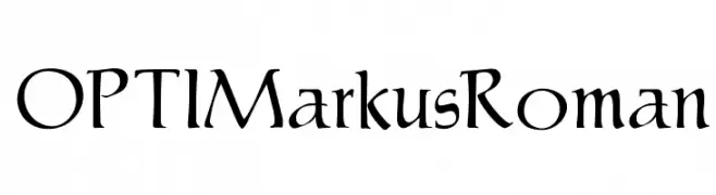 OPTIMarkusRoman  免费字体下载