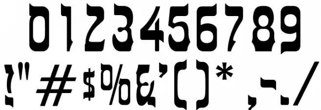 OPTIMaseltov Font OTHER CHARS