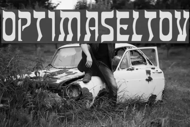 OPTIMaseltov Font examples