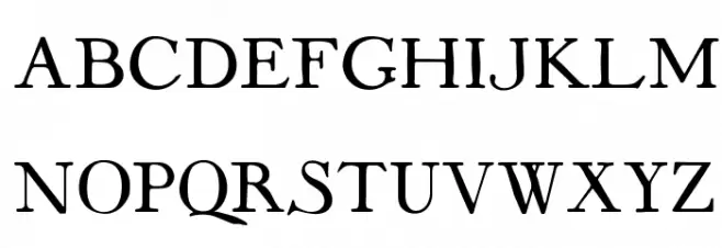 OPTIMayflower Шрифта ВЕРХНИЙ