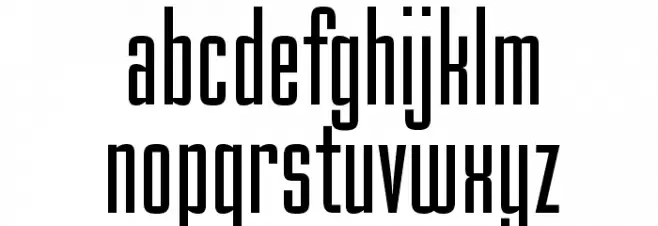 OPTIMercenaryFive Schriftart Kleinbuchstaben