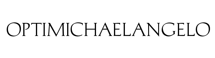 OPTIMichaelAngelo Font