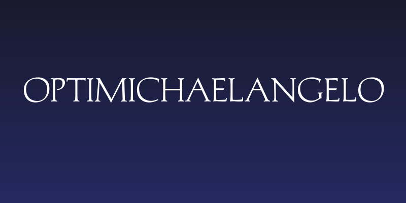 OPTIMichaelAngelo Social Header