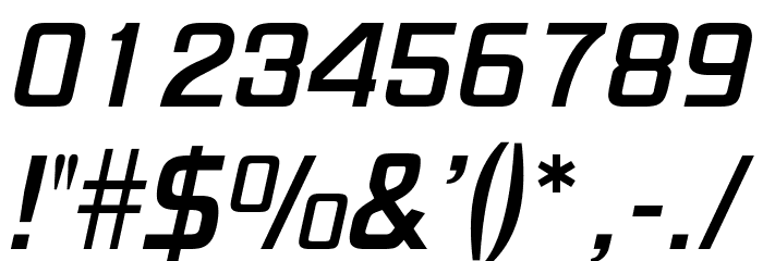 OPTIMirc-Light Font OTHER CHARS