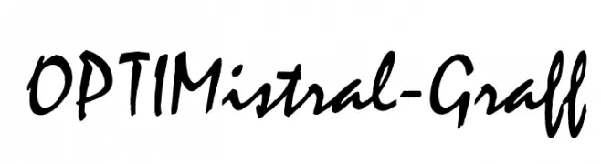 OPTIMistral-Graff  フリーフォントのダウンロード