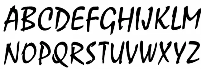 OPTIMistral-Graff Fonte MAIÚSCULAS