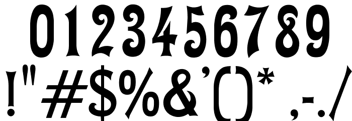 OPTIMiyako-Black Font OTHER CHARS