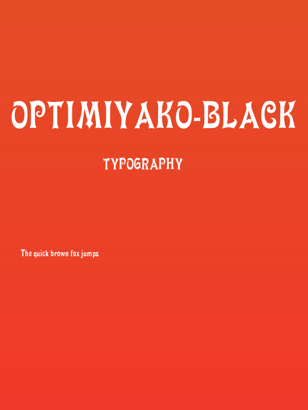 OPTIMiyako-Black Poster