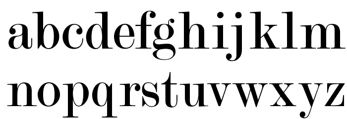 OPTIModern-Two Font LOWERCASE
