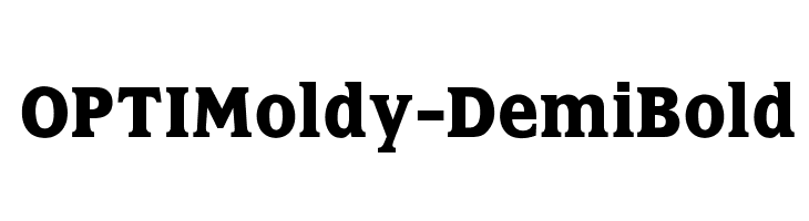 OPTIMoldy-DemiBold Font