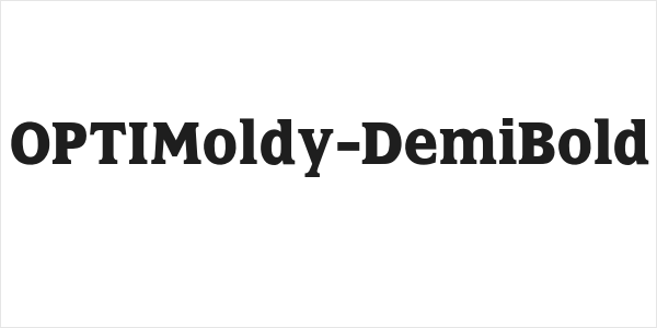 OPTIMoldy-DemiBold Logo