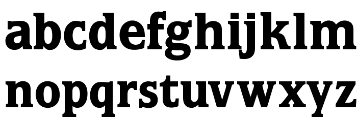 OPTIMoldy-DemiBold Font LOWERCASE