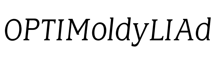 OPTIMoldyLIAd Font