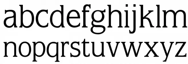 OPTIMoldyLightAd Schriftart Kleinbuchstaben