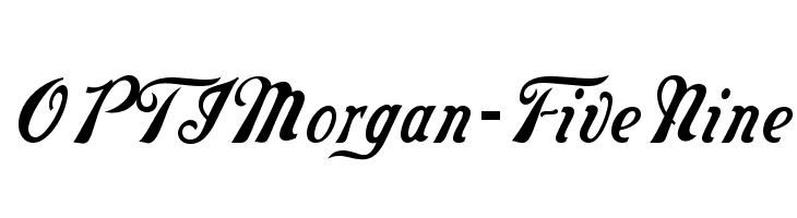 OPTIMorgan-FiveNine Font