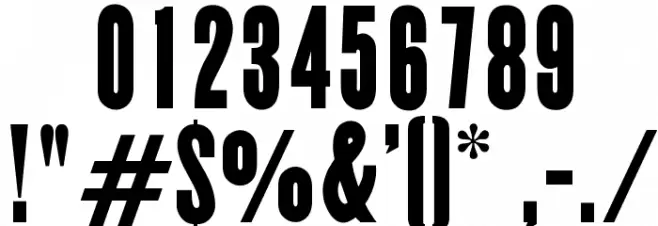 OPTIMorgan One Schriftart Anderer Schreiben