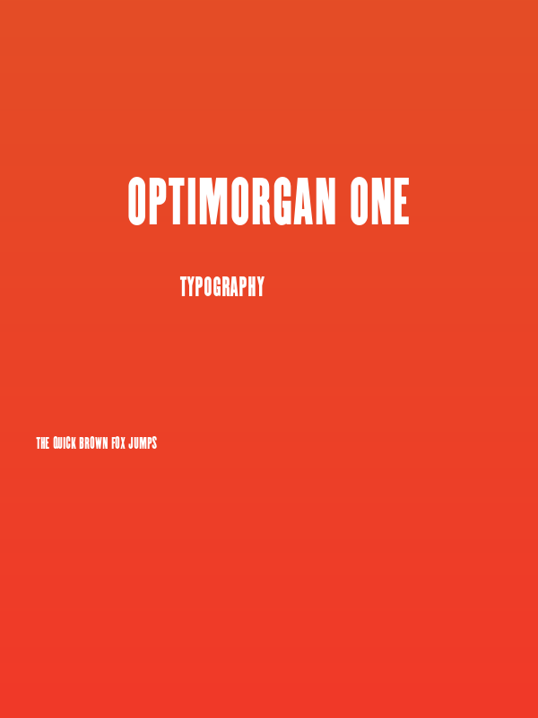 OPTIMorgan One Poster