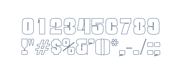 OPTINatty-BoldOutline Other Characters