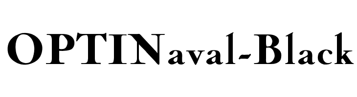 OPTINaval-Black Font