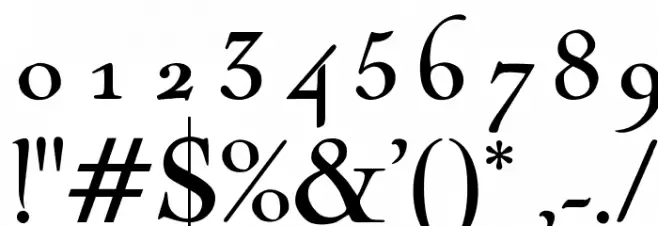 OPTINaval Font OTHER CHARS